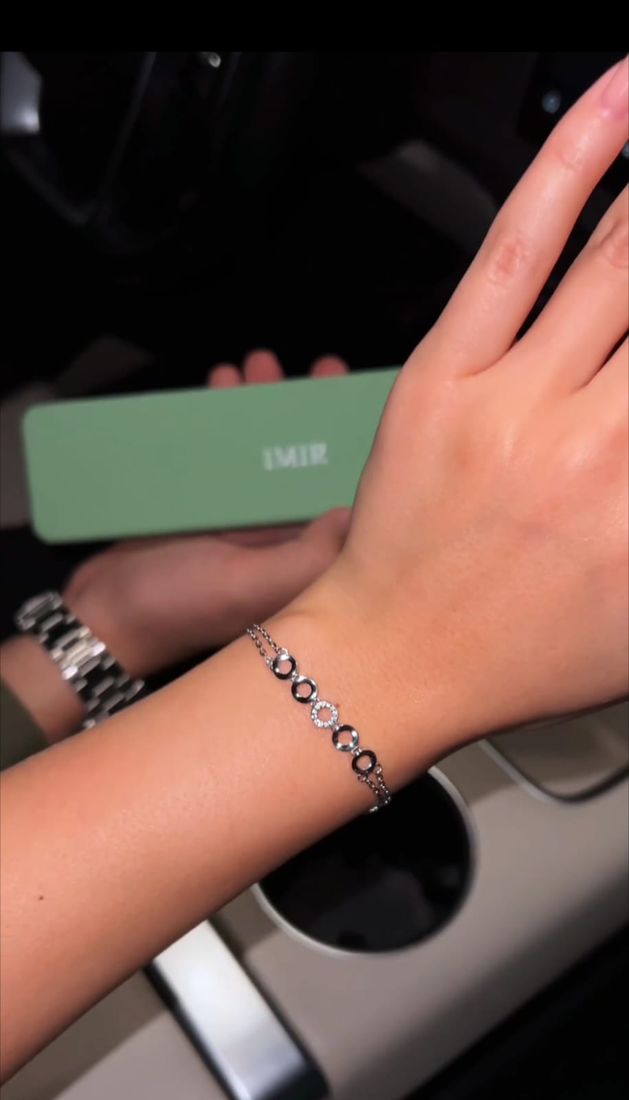 The Infinite Glow Minimalist Double Chain Bracelet