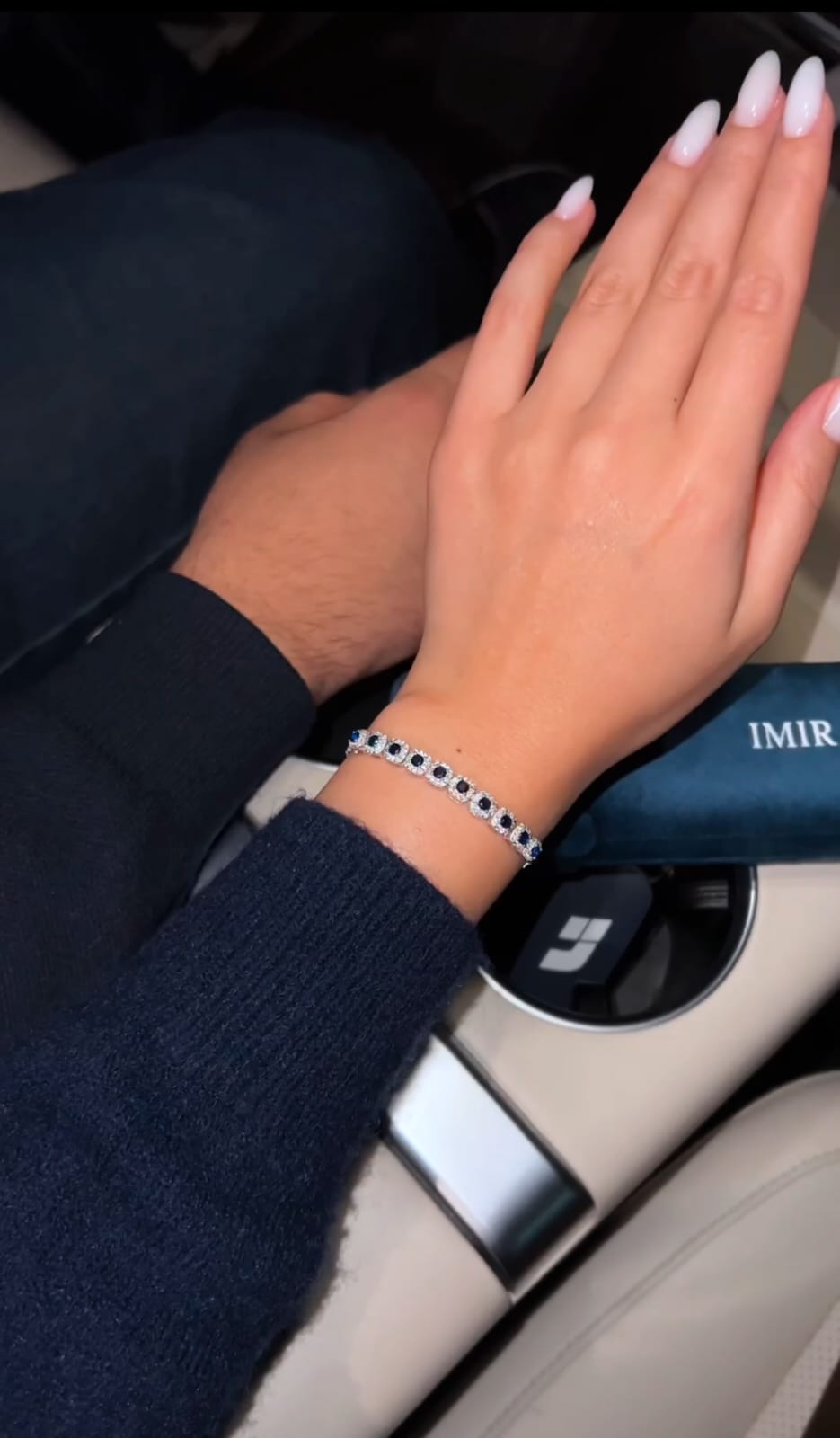 Luxury Deep Blue Royal Stone Glow Bracelet