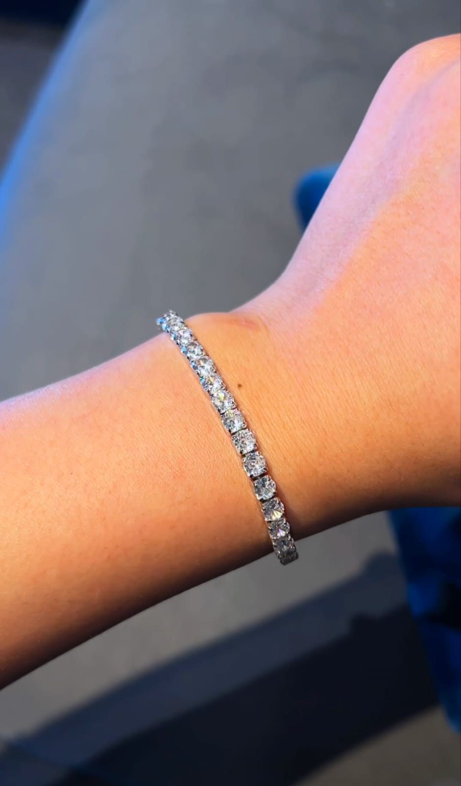 The Glow Premium Crystal Line Jewelry Bracelet